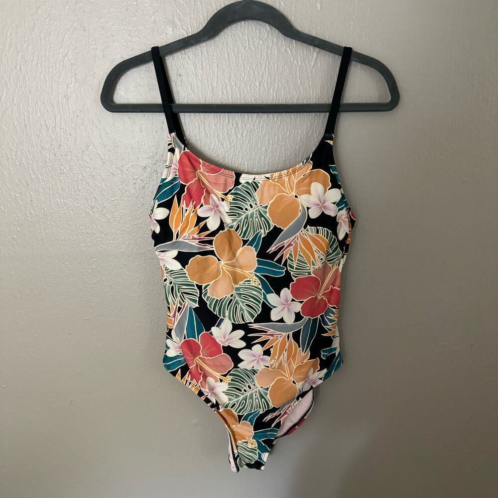 Hurley Women's One Piece SwimSuit Caribbean Dreamin Size Medium casual summer